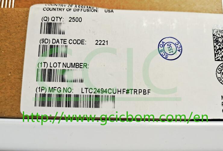 LTC2494CUHF#TRPBF