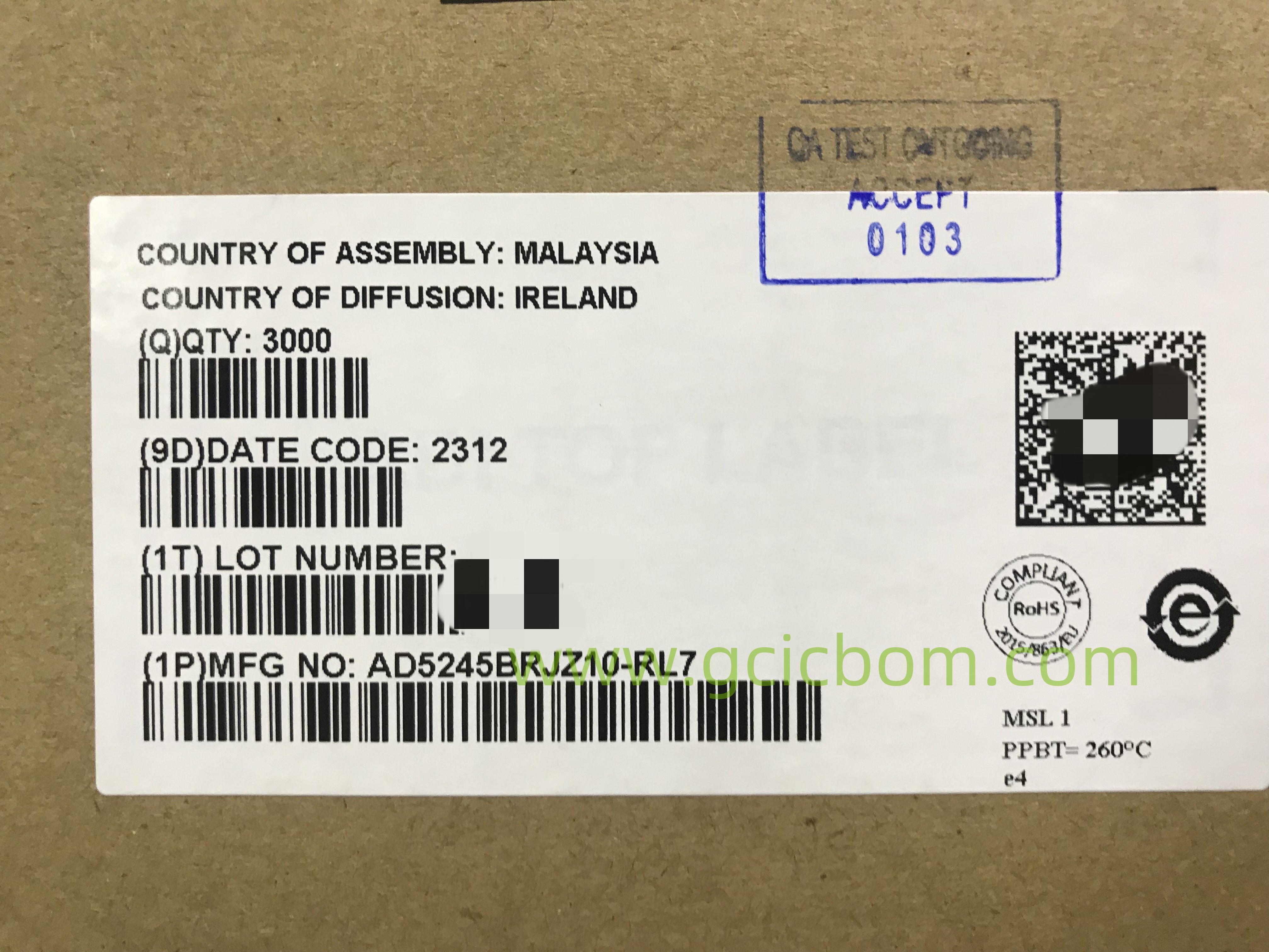  AD5245BRJZ10-RL7
